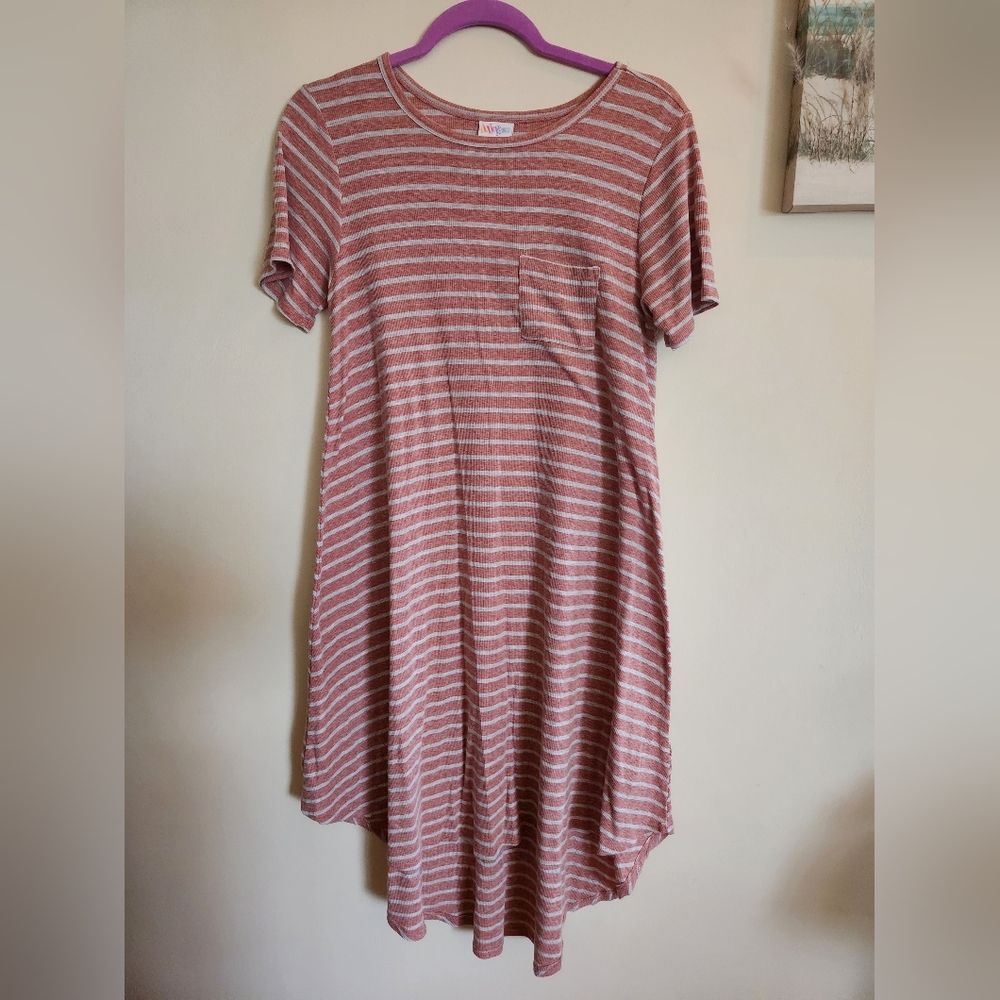 Lularoe dress striped XXS